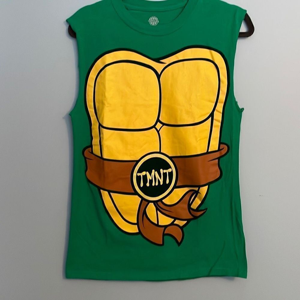 TMNT Nickelodeon 2012 Belted Shirt Small